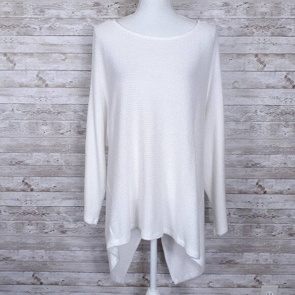 1.State Womens Tunic Top L Twist Back 517A - Picture 1 of 5